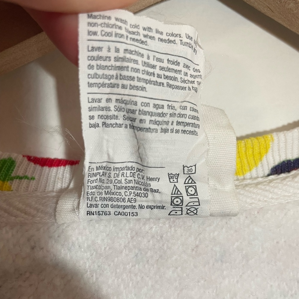 Champion x Susan Alexandra Fruit Eye Moon Reverse Weave Crewneck Sweatshirt XS - Picture 6 of 9